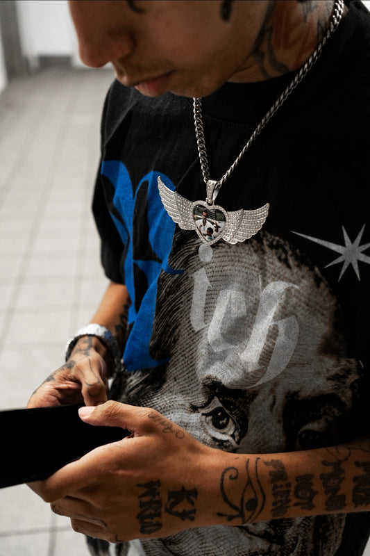 Benjamin Collection Black & Blue Tee