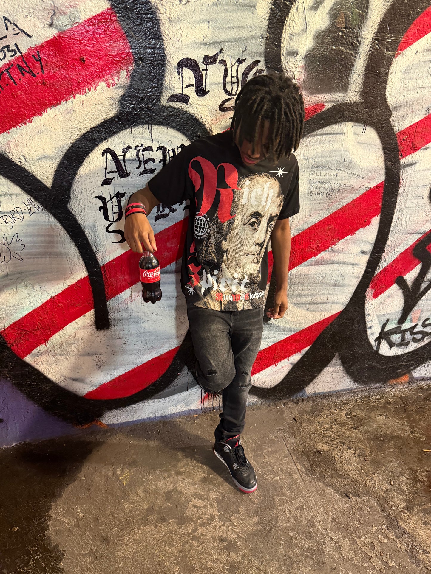 Benjamin Collection Black & Red Tee