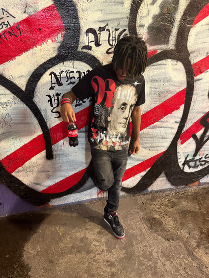 Benjamin Collection Black & Red Tee