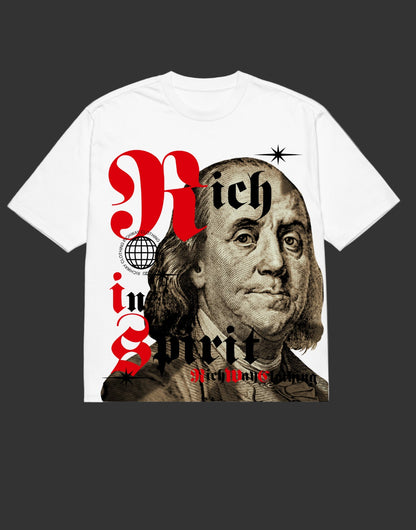 Benjamin Collection White & Red Tee